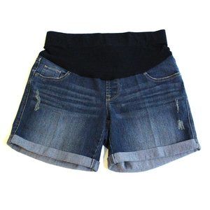 Oh Baby Maternity Denim Shorts Size S 4 6